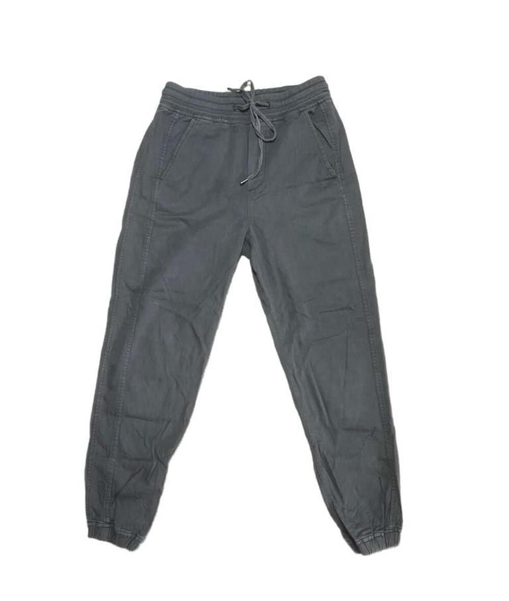Gap Gray Cotton Blend Drawstring Cuffed Jogger Pants Women's Size XS